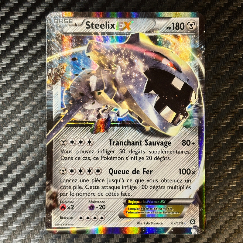 Steelix EX 67/114 - Offensive Vapeur - MINT