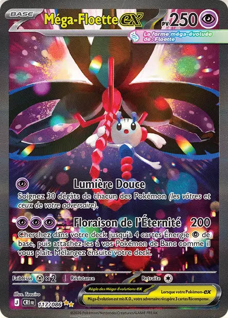 Méga-Floette ex 117/086 Chaos Ascendant