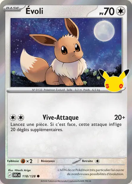 Evoli 118/128 30ème anniversaire