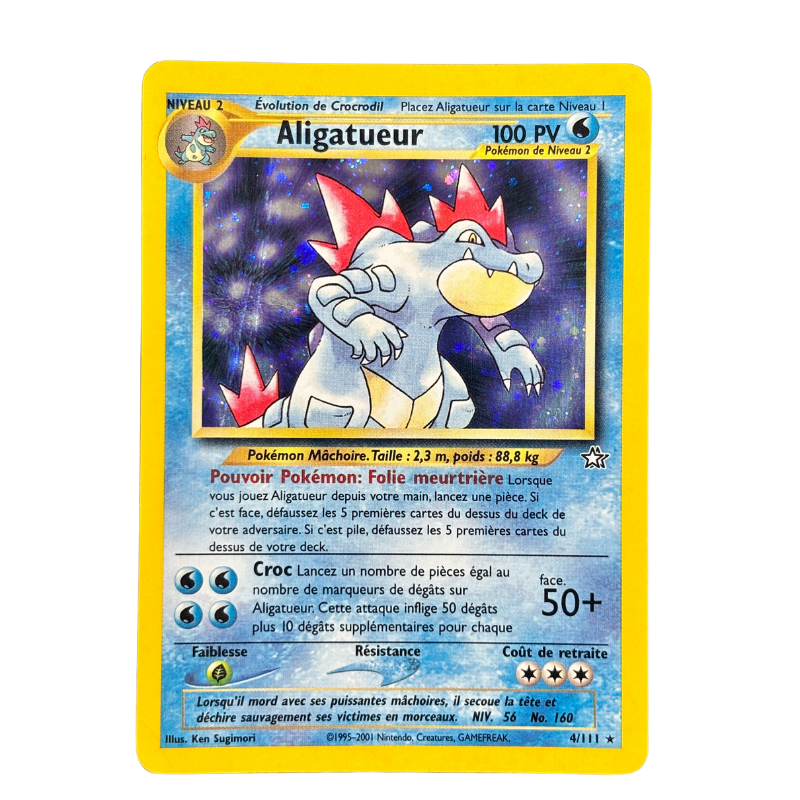 Aligatueur 4/111 – Neo genesis – EXC ( offcenter)