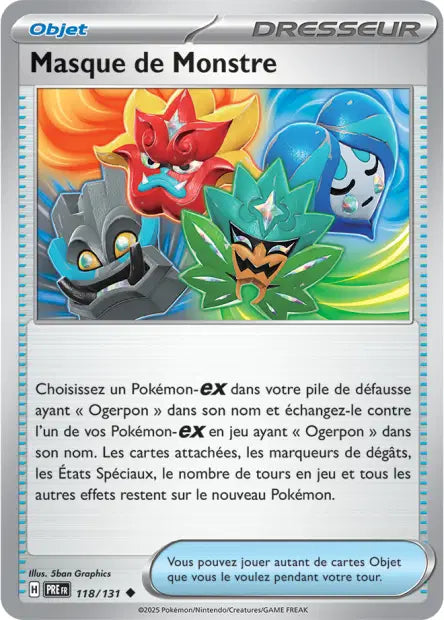 Masque de Monstre 118/131 - Pokeball Évolution Prismatique