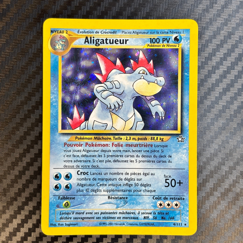 Aligatueur 4/111 – Neo genesis – EXC ( offcenter)