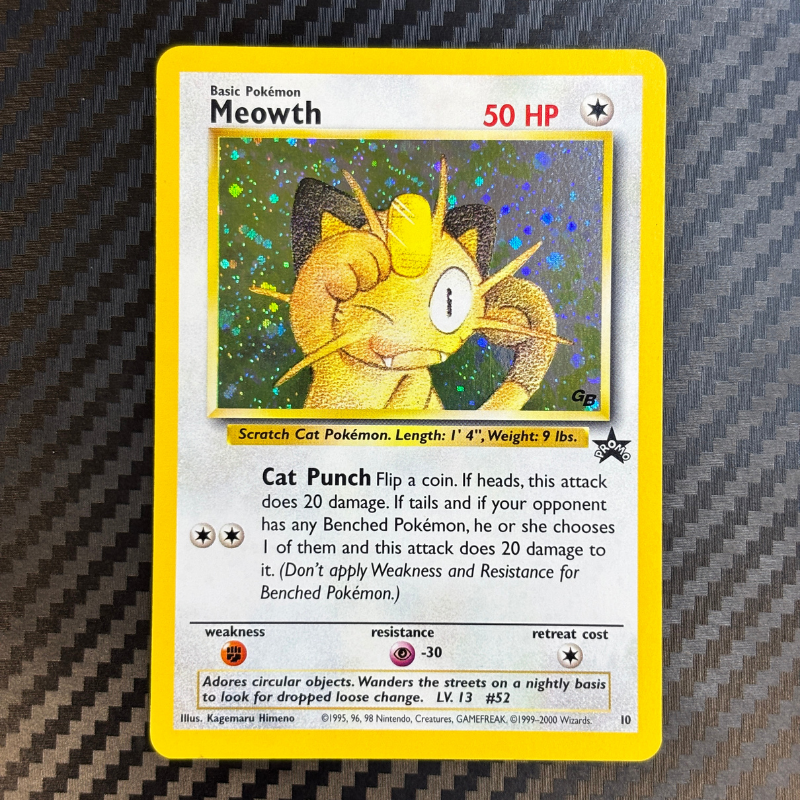 Meowth promo black star 10