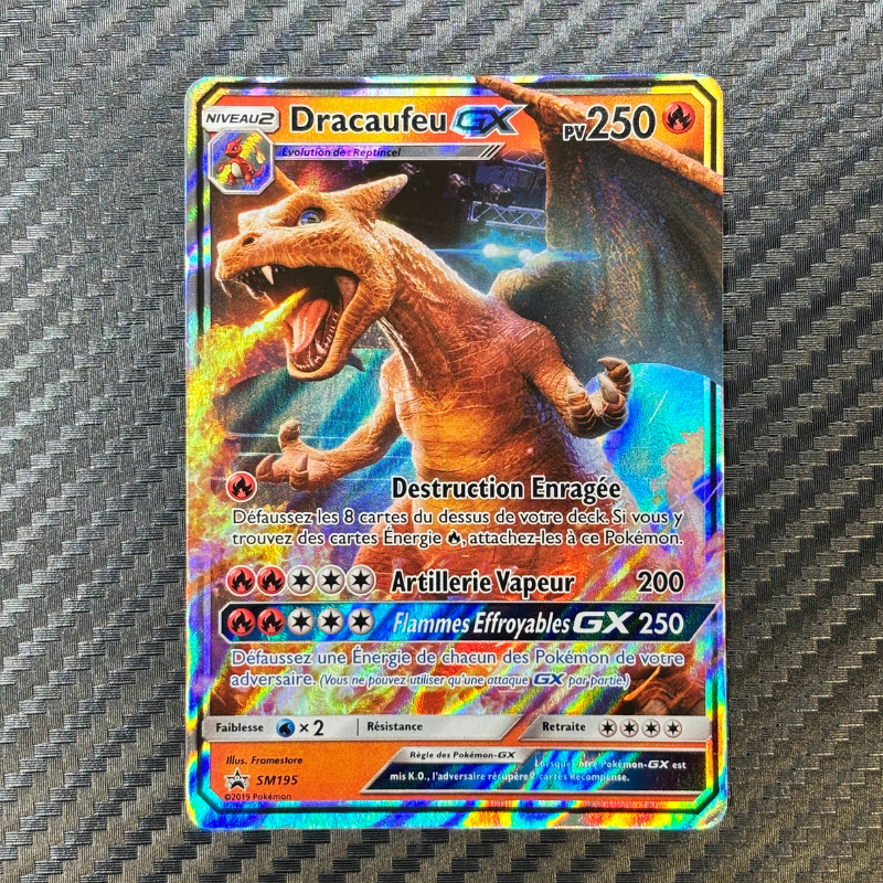 Dracaufeu GX SM195 - Promo Soleil & Lune - NM