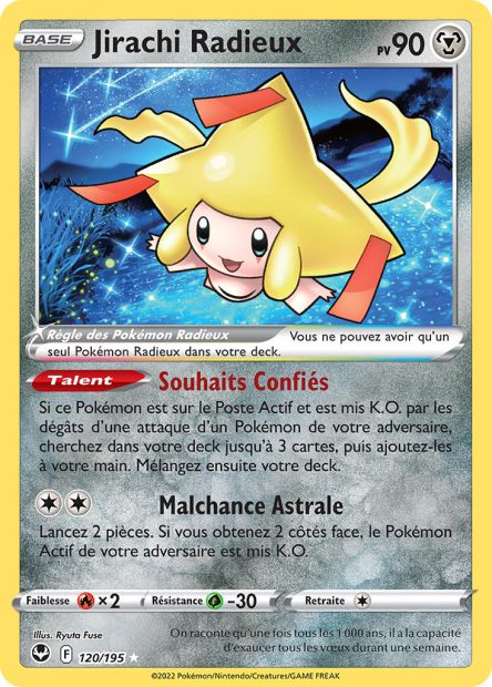 Jirachi Radieux 120/195 - Tempête Argentée