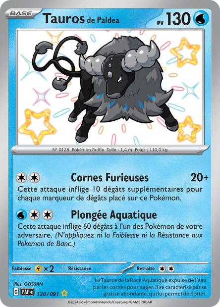 Tauros de Paldea 120/091 - Destinées de Paldea