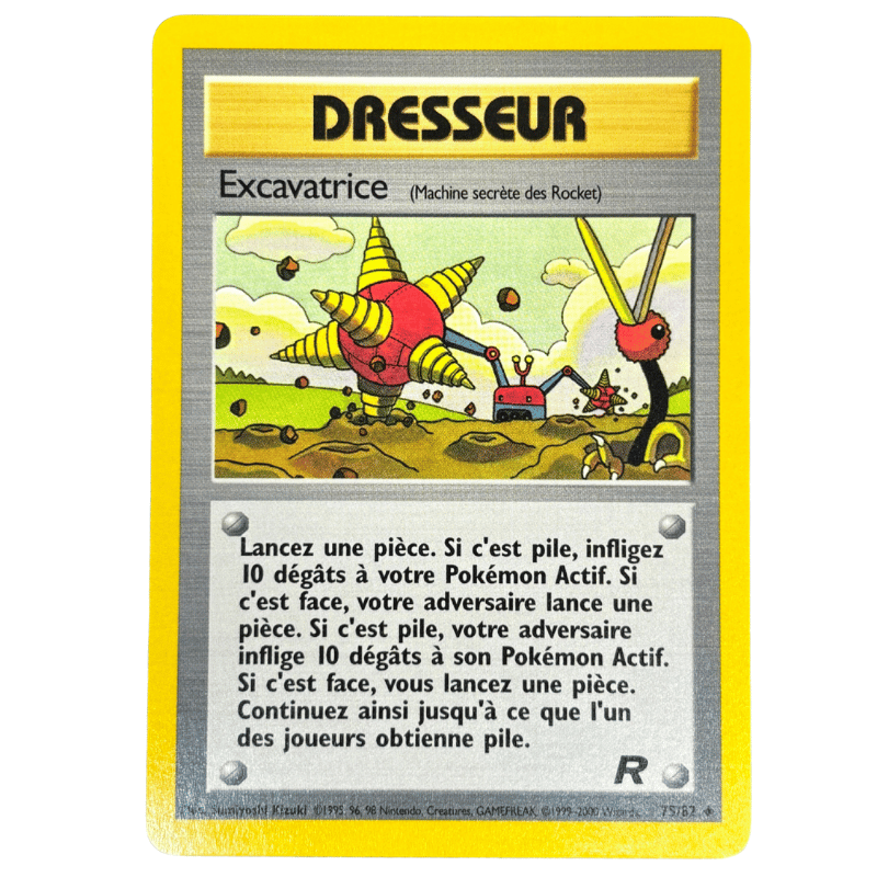 Excavatrice (Machine secr?.. 75/82 - Team Rocket - NM