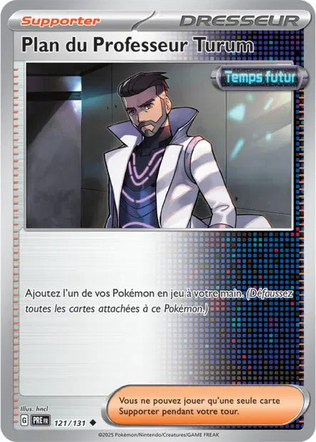 Plan du professeur Turum 121/131 Evolution prismatique - Pokeball