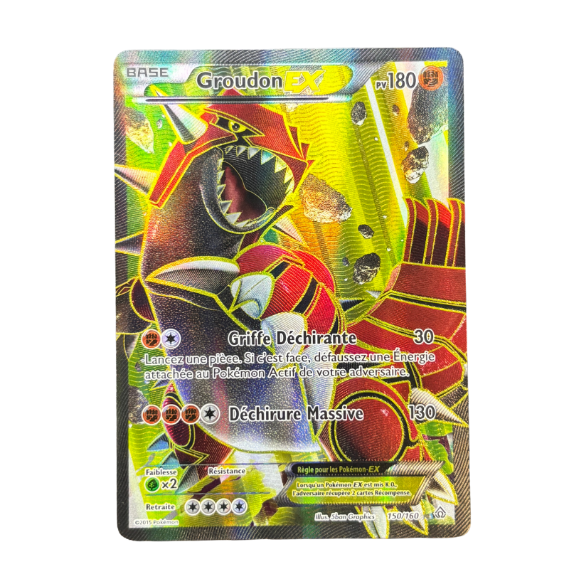 Groudon EX 150/160 - Primo-choc - EXC+