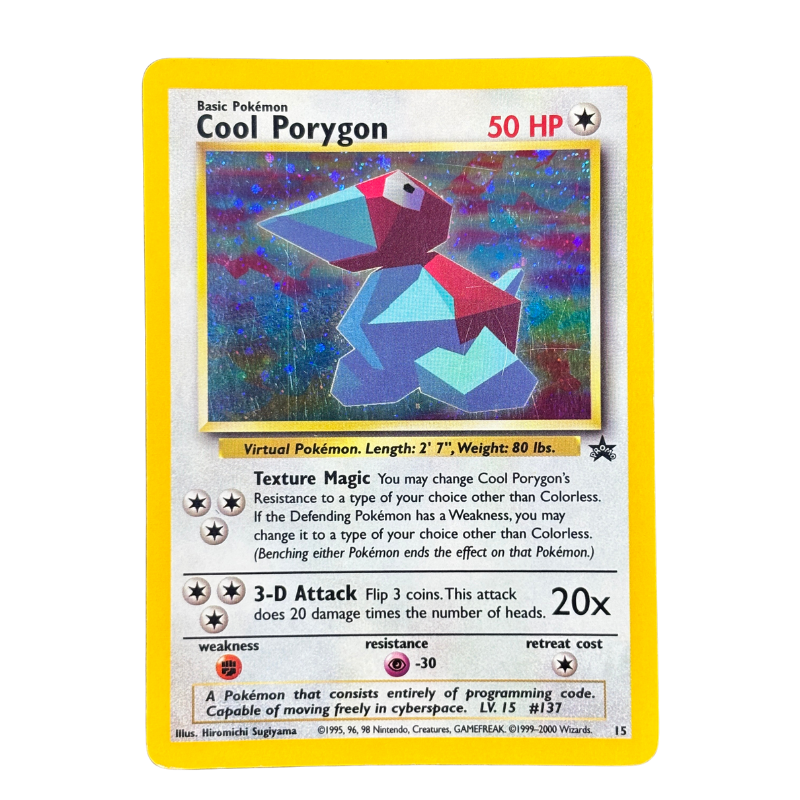 Cool Porygon promo Black star 15 – TBE+