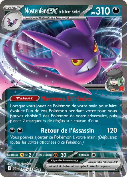 Nostenfer ex de la Team Rocket 122/182 - Rivalités Destinées