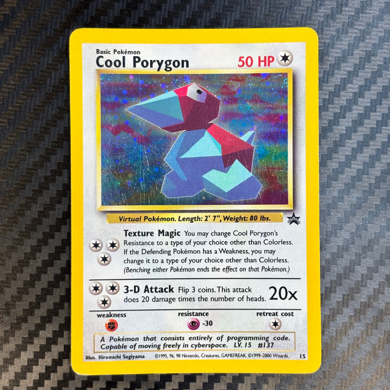 Cool Porygon promo Black star 15 – TBE+