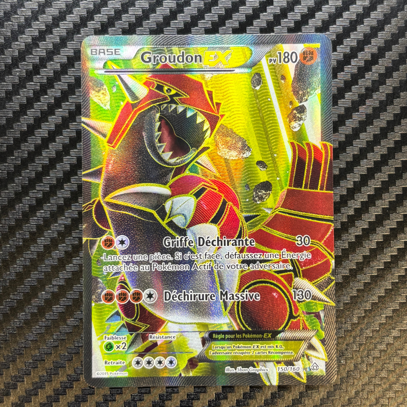 Groudon EX 150/160 - Primo-choc - EXC+