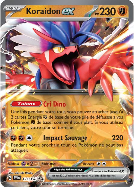 Koraidon-ex 125/198 - Écarlate et Violet