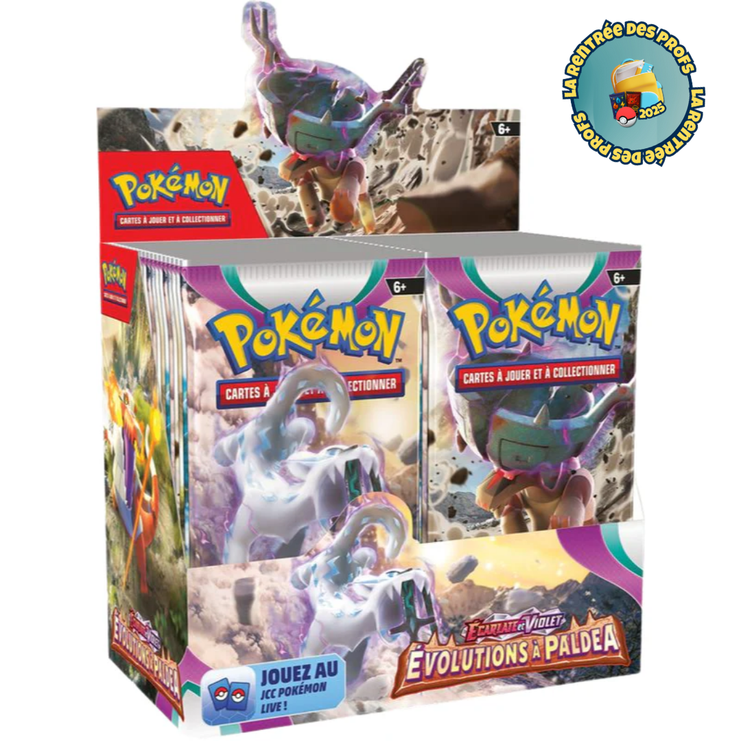 Display Pokémon EV2 Évolutions à Paldea – 36 Boosters Scellés [FR]