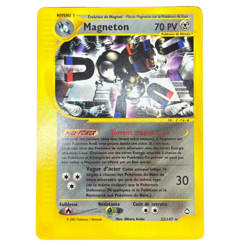 Magnéton 22/147 - Aquapolis - NM
