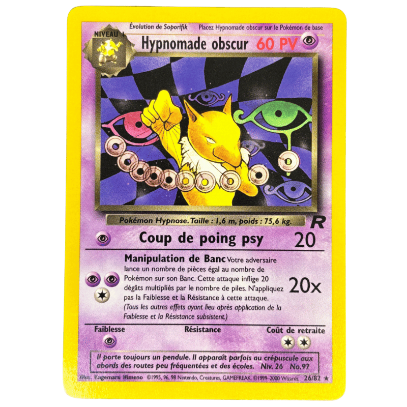 Hypnomade obscur 26/82 - Team Rocket - NM