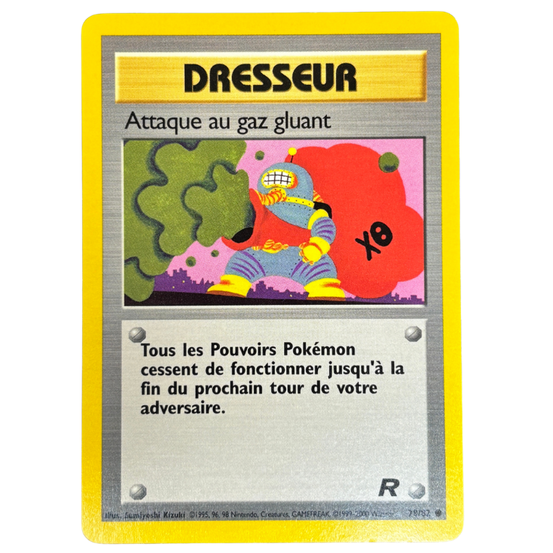Attaque au gaz gluant 78/82 - Team Rocket - NM