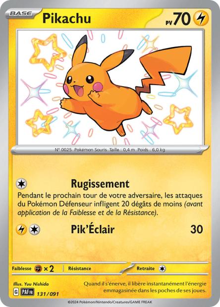 Pikachu 131/091 - Destinées de Paldea
