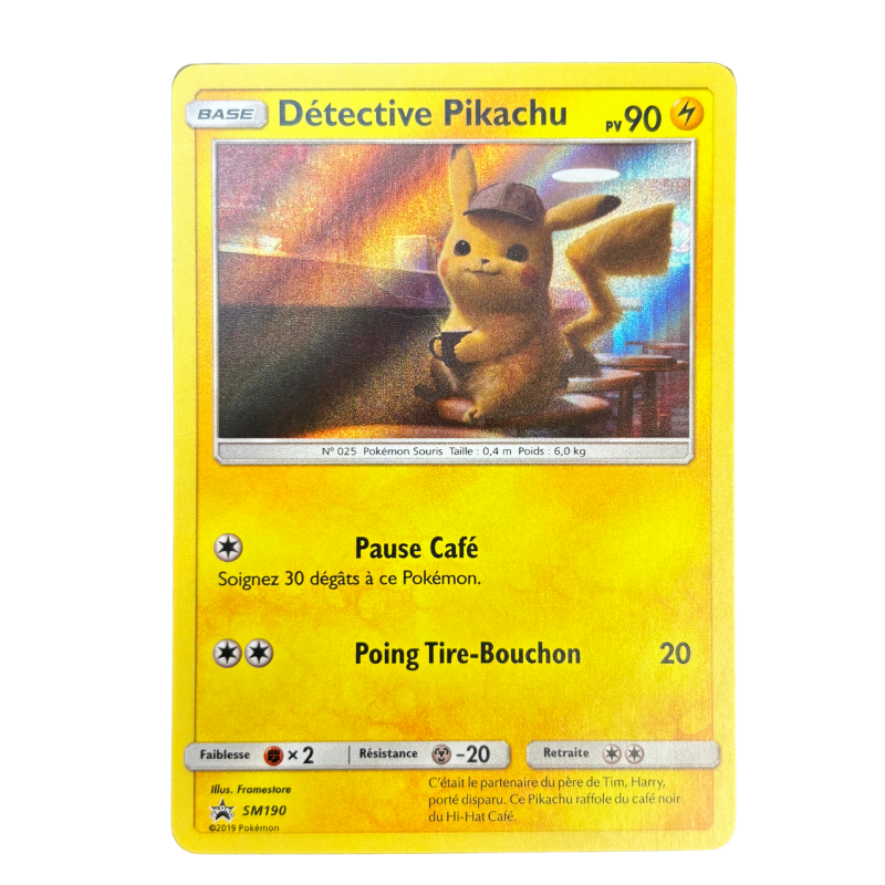 Détective Pikachu SM190 - MINT