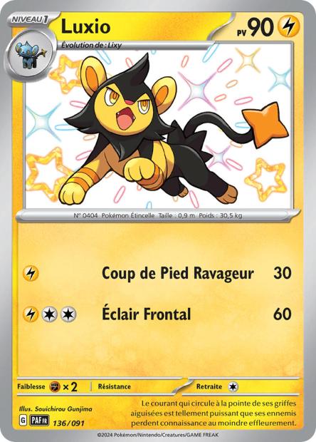 Luxio 136/091 - Destinées de Paldea