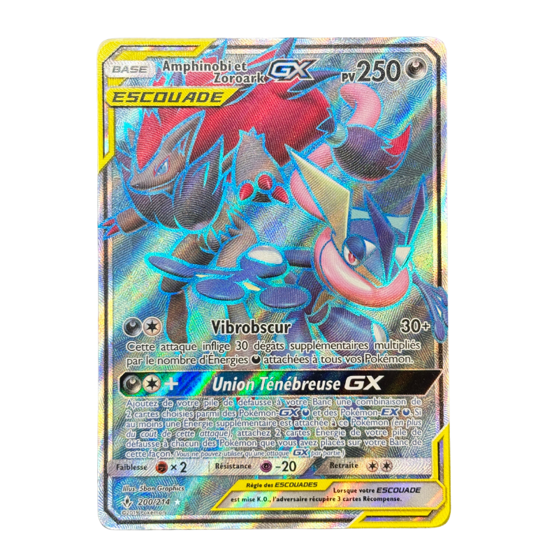 Amphinobi et Zoroark GX 200/214 – Alliance Infaillible -EXC