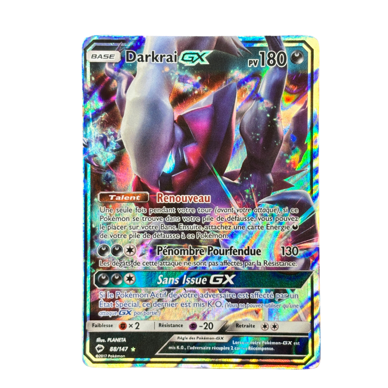 Darkrai GX 88/147 - Ombres Ardentes -EXC+