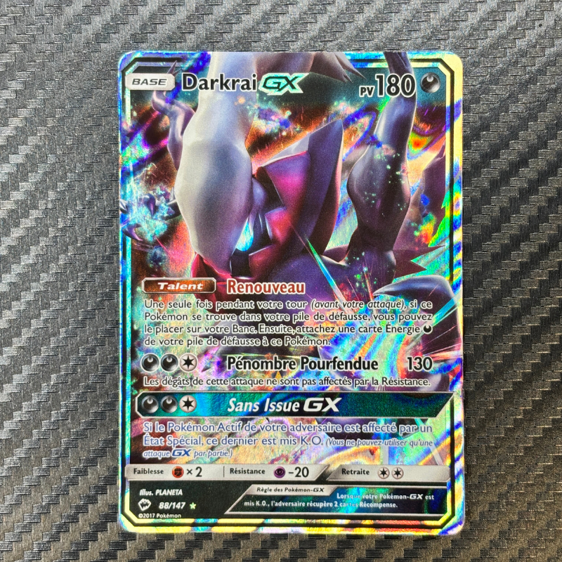 Darkrai GX 88/147 - Ombres Ardentes -EXC+