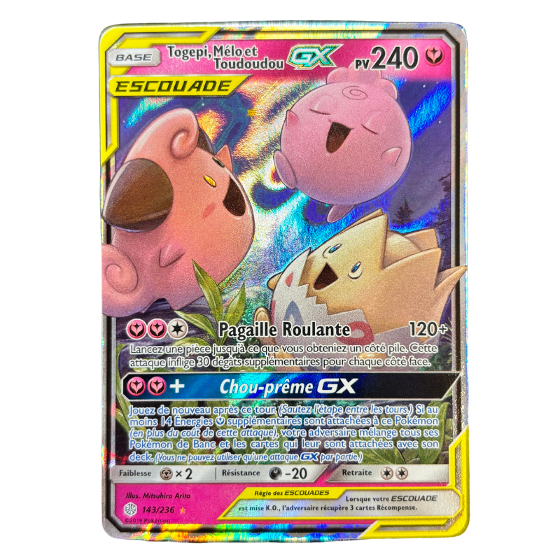 Togepi, Mélo et Roudoudou GX 143/236 – Éclispe Cosmique