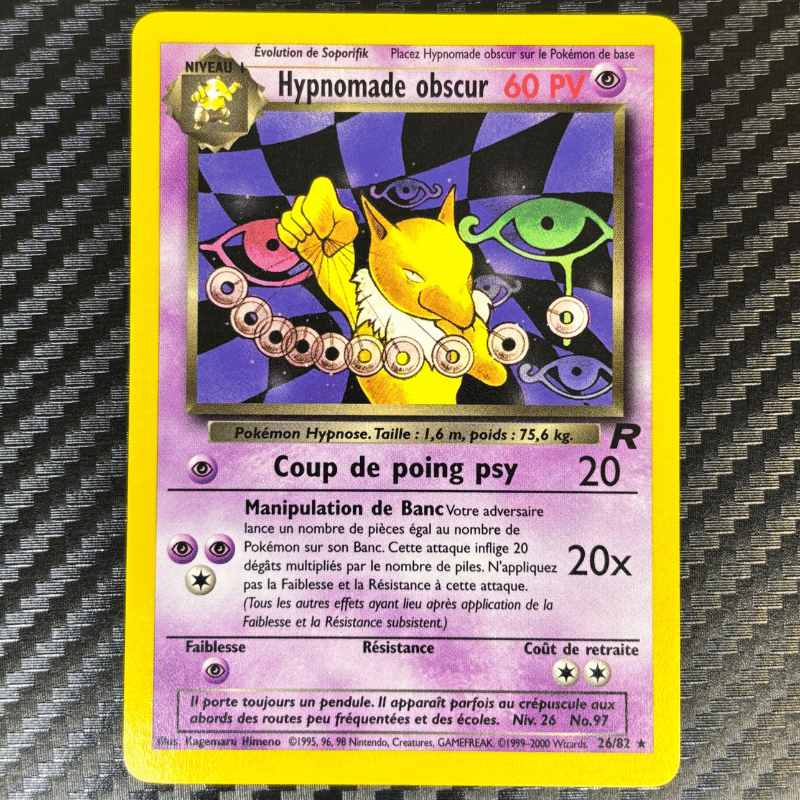 Hypnomade obscur 26/82 - Team Rocket - NM