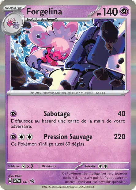Forgelina promo SVP 140