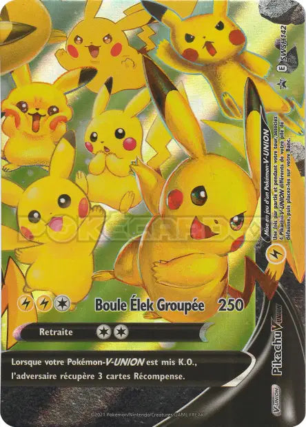 Pikachu-V-UNION SWSH142 - Promo SWSH