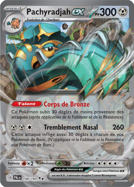 Pachyradjah-ex 150/193 - Évolutions à Paldea