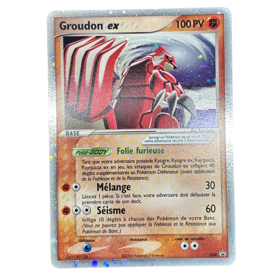 Groudon EX promo black star 038 – EXC+
