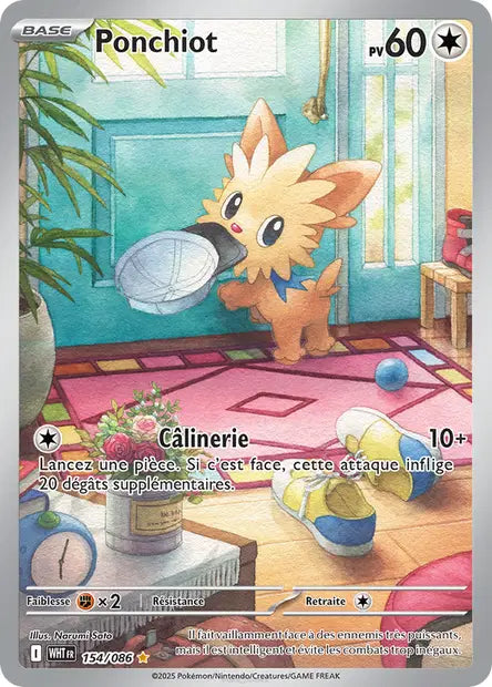 Ponchiot 154/086  - Flamme blanche