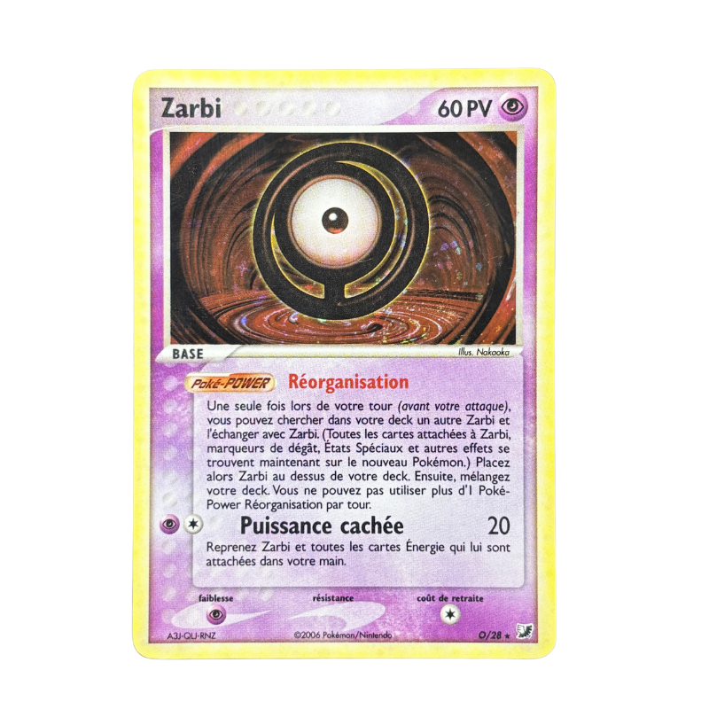Zarbi O O/28 - Forces cachées -EXC+
