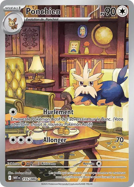 Ponchien 155/086 - Flamme blanche
