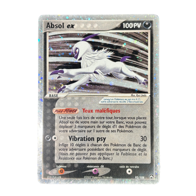Absol EX 92/108 - Gardiens du pouvoir EXC+ Absol EX 92/108 - Gardiens du pouvoir EXC+
