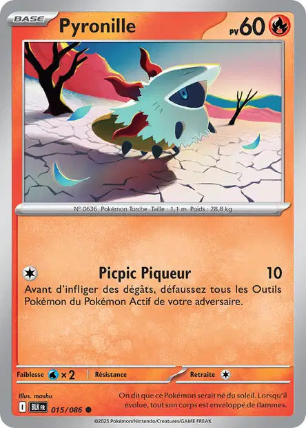 Pyronille 015/086 Foudre noire – Pokeball