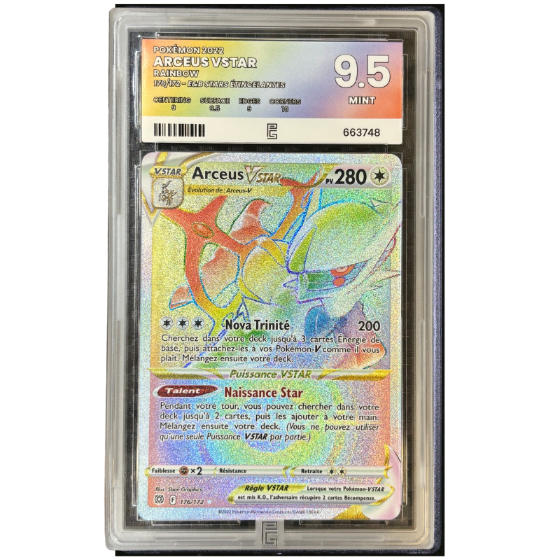 Arceus Star 176/172 - Pure Grading 9.5