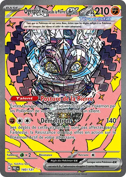 Ogerpon Masque de la Pierre-ex 160/131 - Évolutions Prismatiques