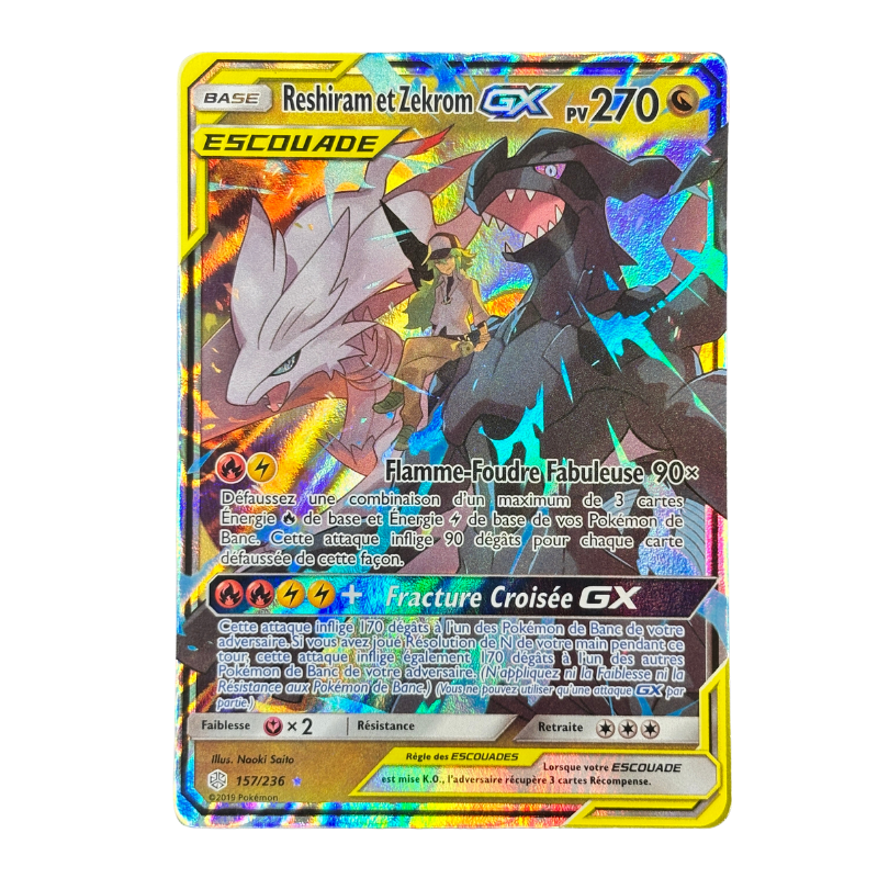 Reshiram et Zekrom GX 157/236 – Éclipse Cosmique