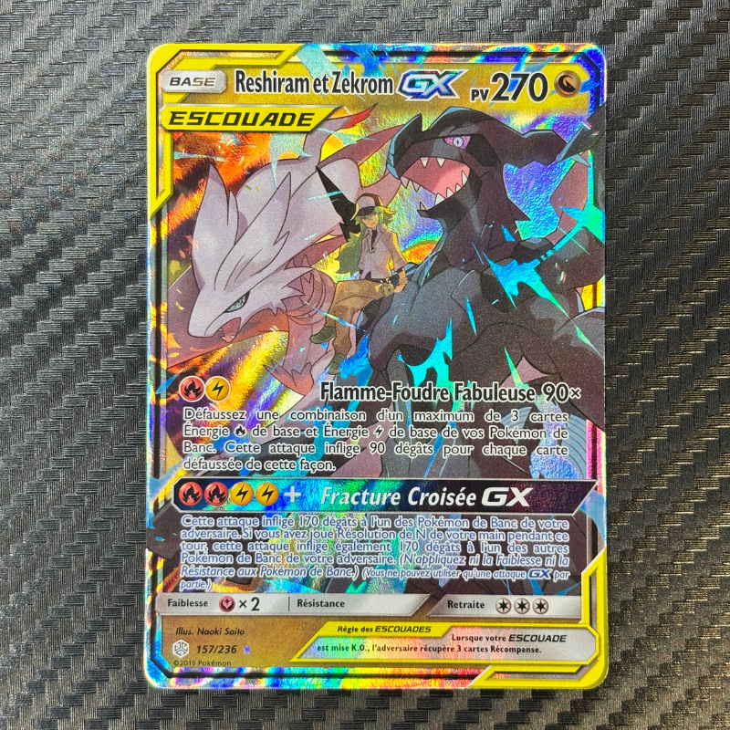 Reshiram et Zekrom GX 157/236 – Éclipse Cosmique