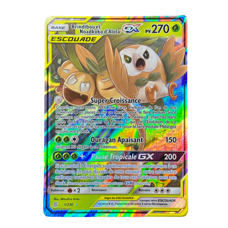 Brindibou et Noadkoko d’aloa GX 1/236  – Harmonies des Esprits -EXC+