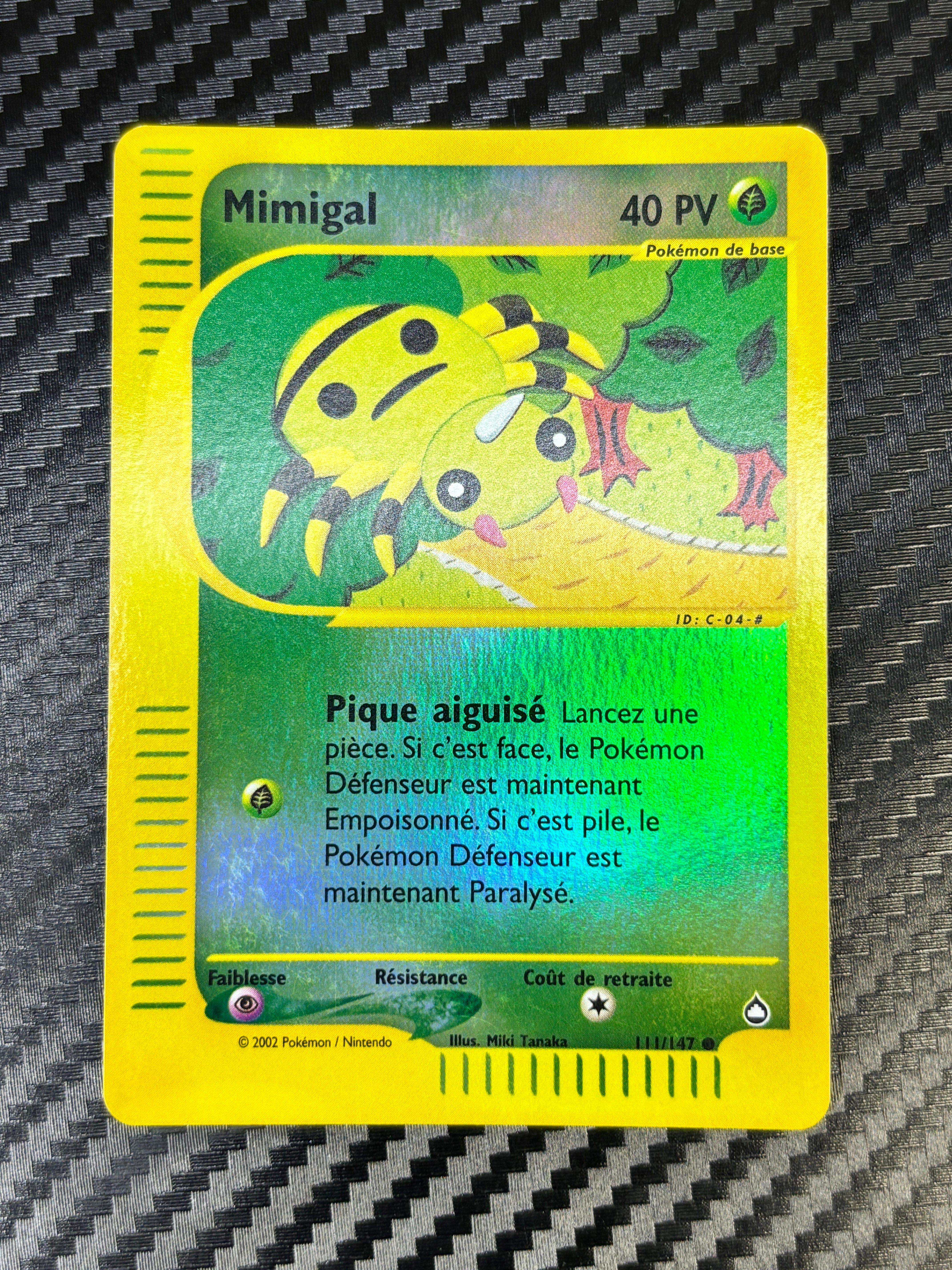 Mimigal 111/147 ( reverse ) - Aquapolis - NM