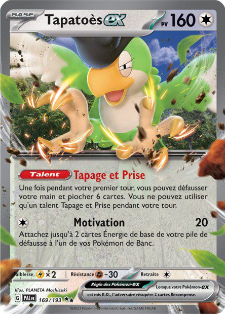 Tapatoès-ex 169/193 - Évolutions à Paldea
