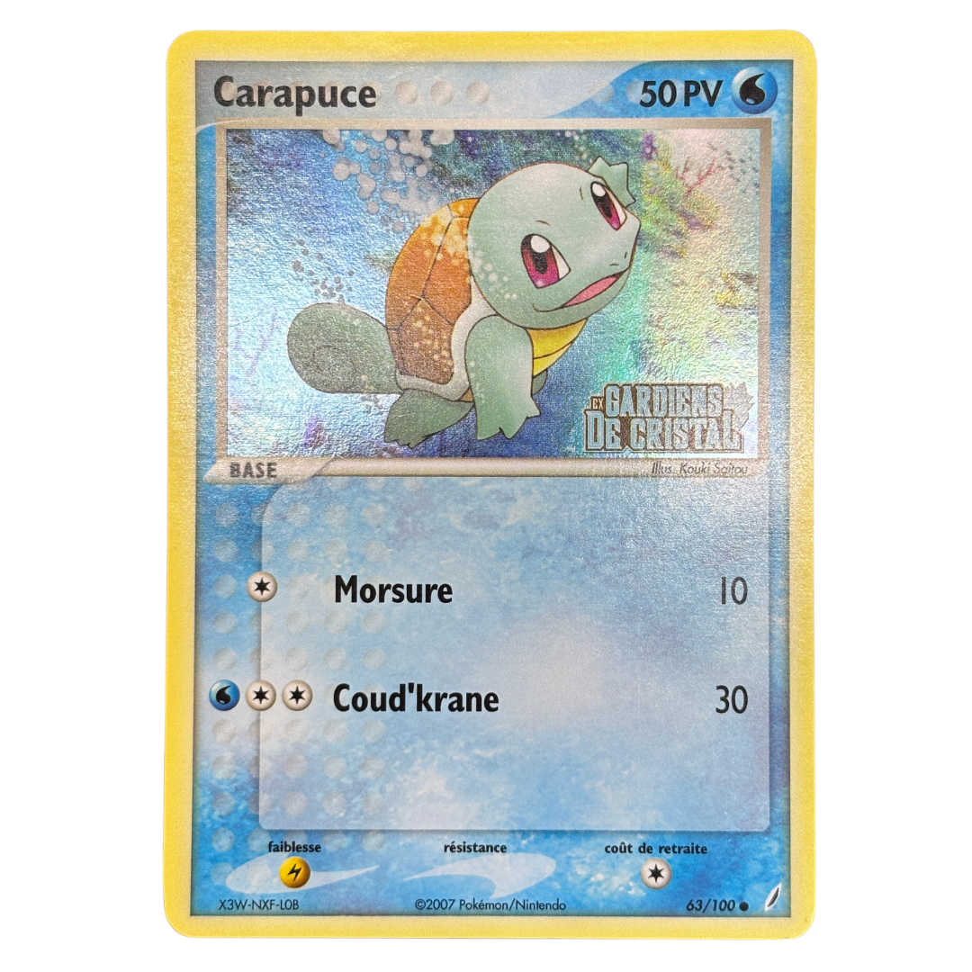 Carapuce 63/100 Gardiens de cristal – EXC+