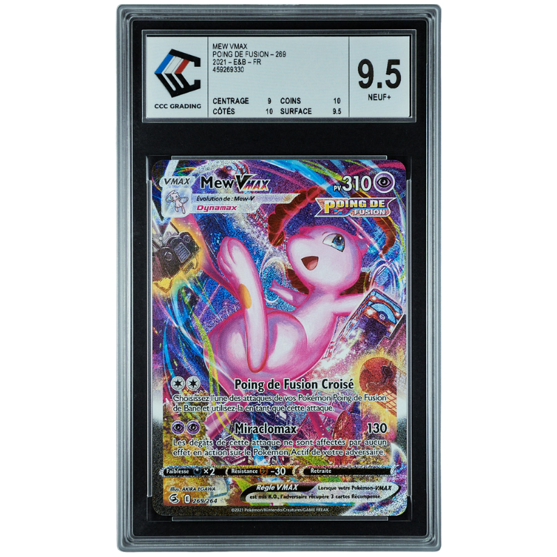 Mew VMAX 269/264 - Poing de Fusion CCC 9.5