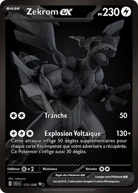 Zekrom 172/086  - Foudre Noire