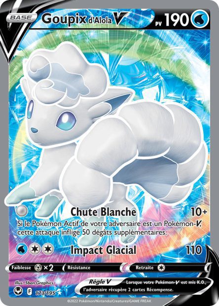 Goupix d'Alola-V 173/195 - Tempête Argentée
